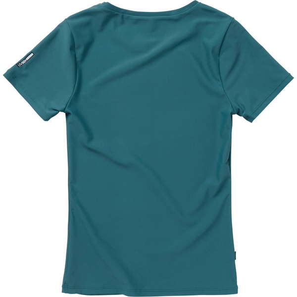 2025 Mystic Womens Star Short Sleeve Rash Vest 35001.250211 - Teal